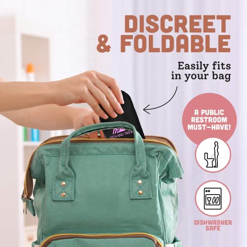 Pitch and Trek Female Urination Device - Silicone Standing Pee Funnel w/Discr...