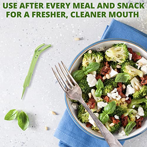 Plackers Back Teeth Micro Mint Dental Floss Picks, 75 Count