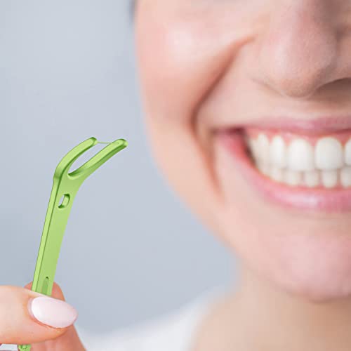 Plackers Back Teeth Micro Mint Dental Floss Picks, 75 Count