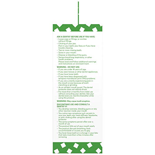 Plackers Grind No More Dental Night Guard for Teeth Grinding, 16 Count