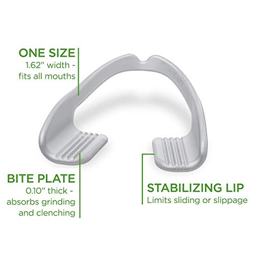 Plackers Grind No More Dental Night Guard for Teeth Grinding, Blue 10 Count