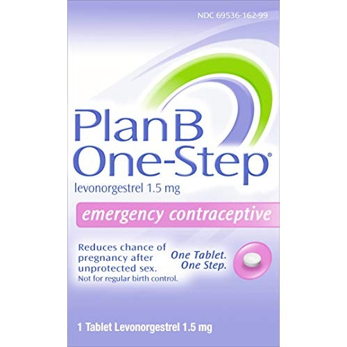 Plan B One-Step Emergency Contraceptive, 1.5 Mg (1 Tablet)