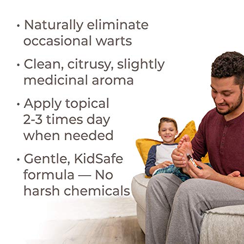 Plant Therapy KidSafe No More Warts Essential Oil Blend Pre-Diluted Roll-On 1...