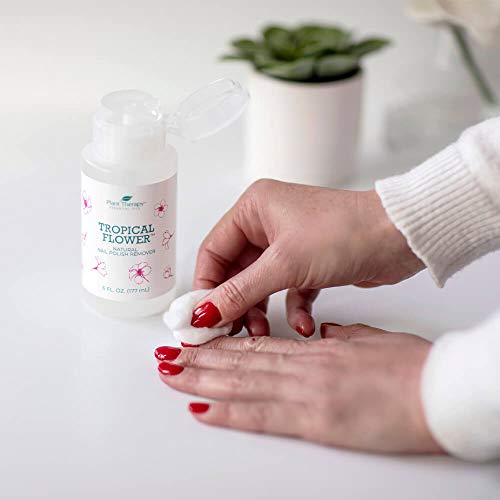 Plant Therapy Natural Acetone Free Nail Polish Remover 6 fl oz One Touch Disp...