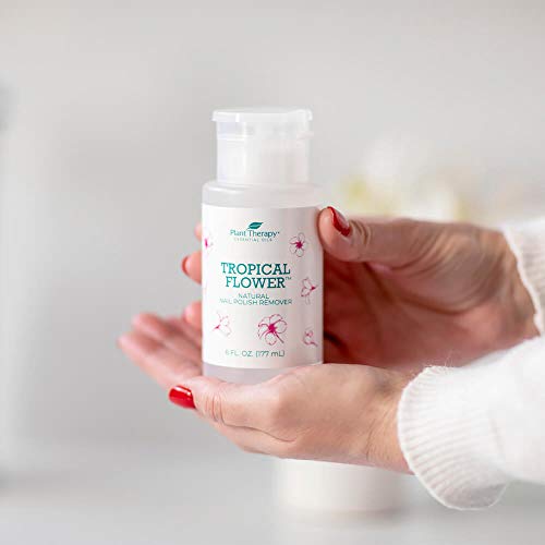 Plant Therapy Natural Acetone Free Nail Polish Remover 6 fl oz One Touch Disp...