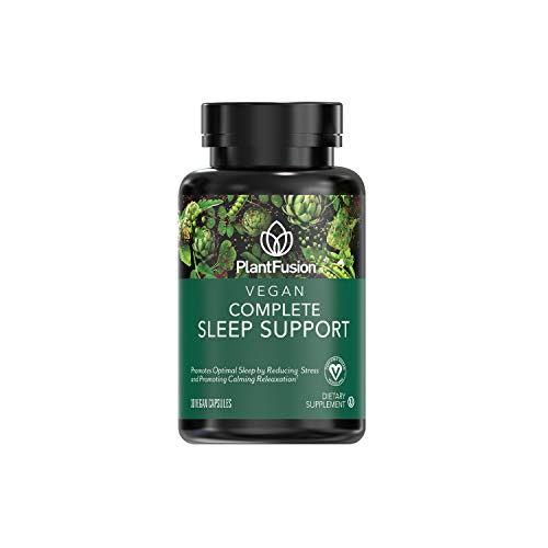 Vegan Sleep Support Capsules – Natural Sleeping Aid - Reduces Stress Levels –...