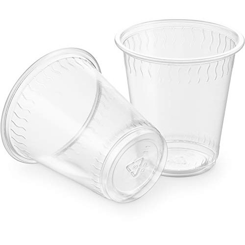 Plasticpro 3 oz Disposable Plasic Clear Drinking Cups [100 Count]