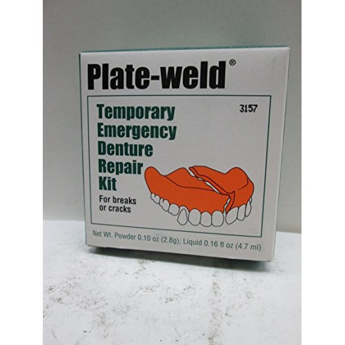 Plate Weld Temporary Emergency Denture Repair Kit, 1 Count