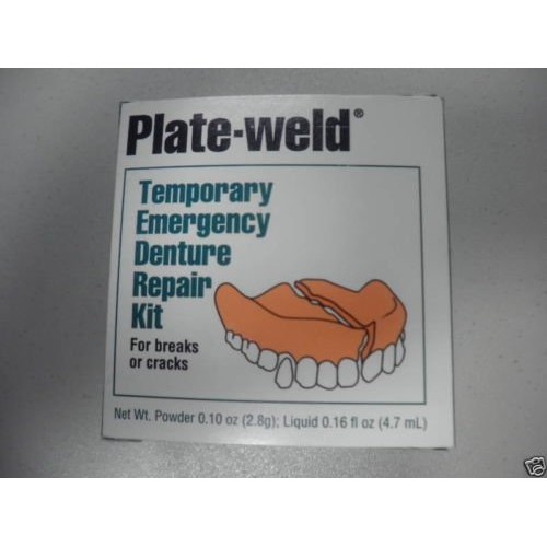 Plate Weld Temporary Emergency Denture Repair Kit, 1 Count