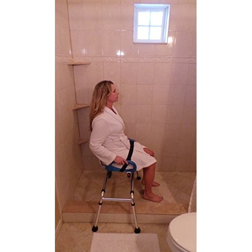 Carousel Sliding Transfer Bench with Swivel Seat. Premium PADDED Bath and Sho...