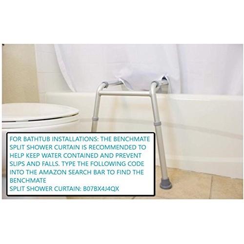 HydroGlyde Premium Heavy Duty, Padded Sliding Bathtub Transfer Bench and Show...