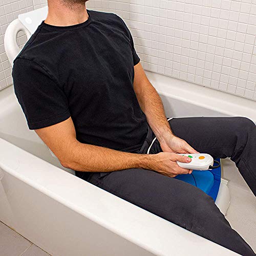 Tranquilo Premium Electric Bath Lift with Padded, SAFESWIVEL Rotating SEAT an...