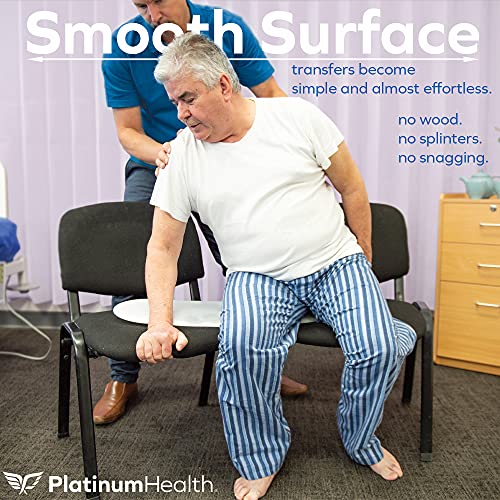 UltraSlide Premium Slide Transfer Board, Extra-Smooth Plastic Surface, Tapere...