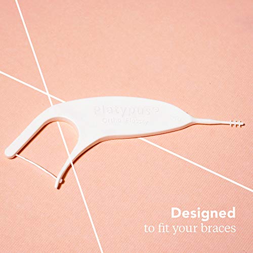 Platypus Orthodontic Flossers for Braces - Dental Floss Picks for Braces, Fit...
