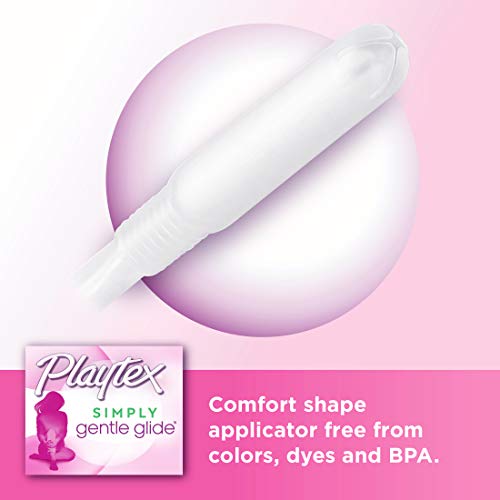 Playtex Gentle Glide Tampons with Triple Layer Protection, Regular, Unscented...