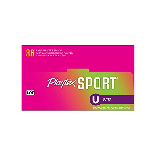 Playtex Sport Tampons Ultra Absorbency, Unscented, 36 Count