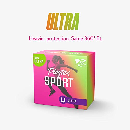 Playtex Sport Tampons Ultra Absorbency, Unscented, 36 Count