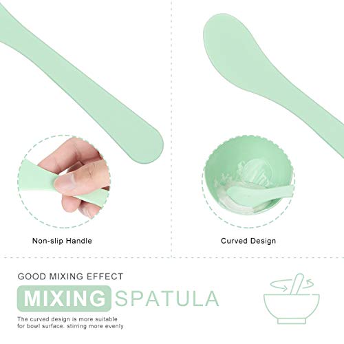 Face Mask Mixing Bowl Set, Plazuria 5 in 1 DIY Facemask Mixing Tool Kit with ...