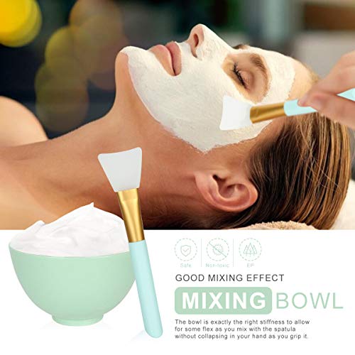 Face Mask Mixing Bowl Set, Plazuria 5 in 1 DIY Facemask Mixing Tool Kit with ...