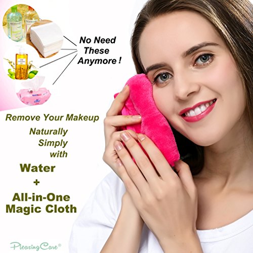 Makeup Remover Cloth Clean Towel, Reusable Facial Cleansing Towel - Chemical ...