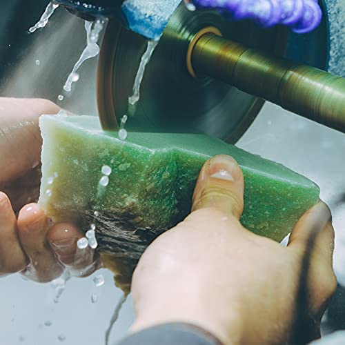 Face Roller - Gua Sha Jade Roller, Face Roller with Metal Handle, Skin Care T...