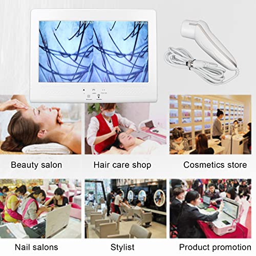 Skin Diagnosis Hair Analyzer, 12 Inch LCD Screen Scalp Hair Follicle Hair Ski...