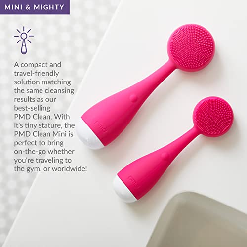 PMD Clean Mini - Smart Facial Cleansing Device with Silicone Brush & Anti-Agi...