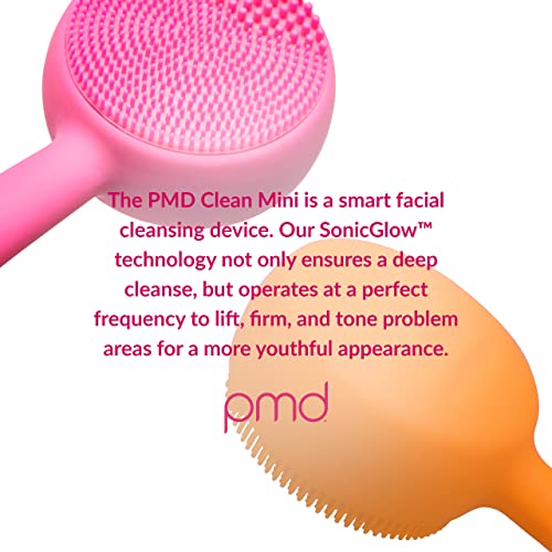 PMD Clean Mini - Smart Facial Cleansing Device with Silicone Brush & Anti-Agi...