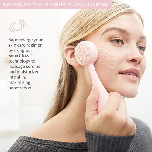 PMD Clean - Smart Facial Cleansing Device with Silicone Brush & Anti-Aging Ma...