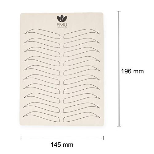 PMU Premium Microblading Practice Skin Double-Sided | Professional Realistic ...