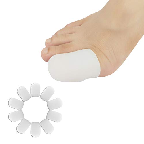 Gel Toe Caps Toe Protectors Toe Sleeves, New Material, for Blisters, Corns, H...