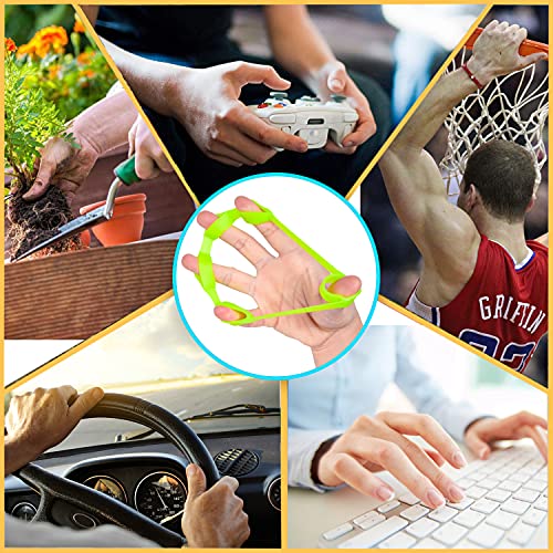 Hand Grip Strengthener, Finger Exerciser, Grip Strength Trainer (6 PCS) NEW M...