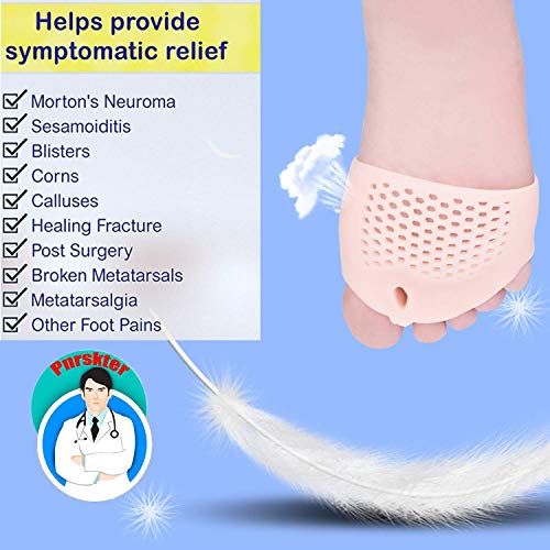 Metatarsal Pads,Gel Toe Separator, Metatarsal Cushion Toe Separators, New Mat...