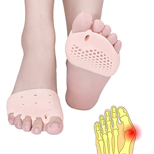 Metatarsal Pads,Gel Toe Separator, Metatarsal Cushion Toe Separators, New Mat...