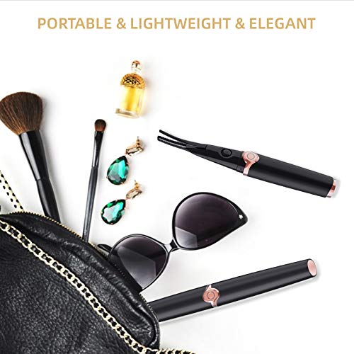 PNSSL Electric Heated Eyelash Curler 2 in 1 Duble-Sided Rechargeable Heated L...