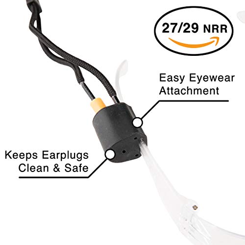 Earplugs That Attach to Safety Glasses | Safety Wear | Hearing Protection wit...