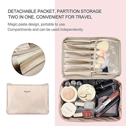 Pocmimut Makeup Bag Cosmetic Bag for Women Cosmetic Travel Makeup Bag Large T...