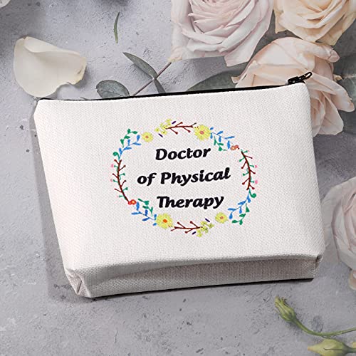 POFULL DPT Doctor Of Physical Therapy Cosmetics Bag Zipper Pouch Makeup Bag D...