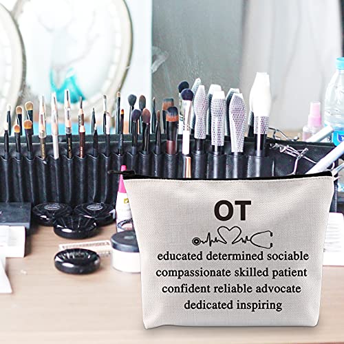 POFULL Occupational Therapy Therapist Cosmetic Bag Zipper Pouch Makeup Bag fo...