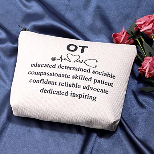POFULL Occupational Therapy Therapist Cosmetic Bag Zipper Pouch Makeup Bag fo...