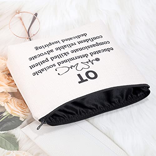 POFULL Occupational Therapy Therapist Cosmetic Bag Zipper Pouch Makeup Bag fo...