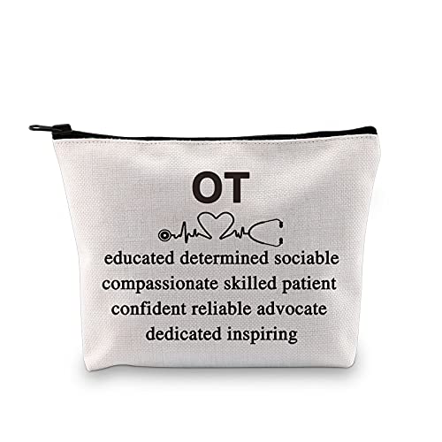 POFULL Occupational Therapy Therapist Cosmetic Bag Zipper Pouch Makeup Bag fo...