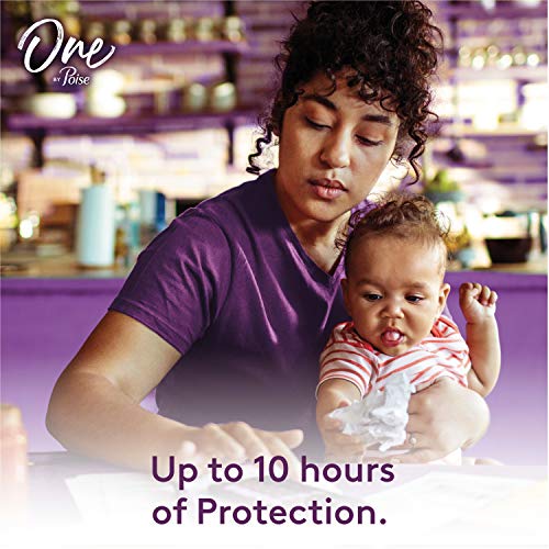 One by Poise Feminine Pads with Wings (2-in-1 Period & Bladder Leakage Pad fo...