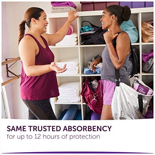 Poise Incontinence Pads for Women, Light Absorbency, Long Length, 96 Count (4...