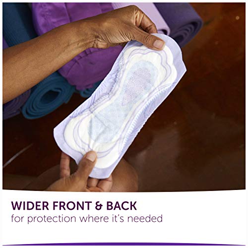 Poise Incontinence Pads for Women, Light Absorbency, Long Length, 96 Count (4...