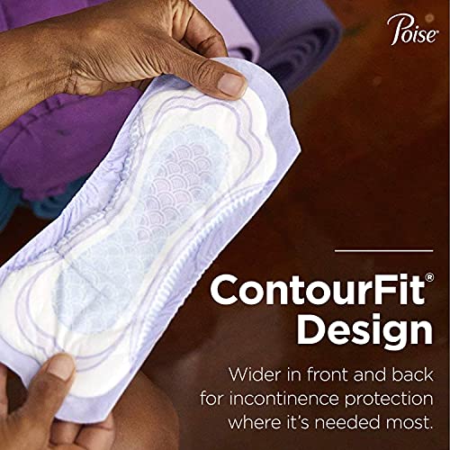 Poise Incontinence Pads, Ultimate Absorbency, Regular, 56 Count (Pack of 2)
