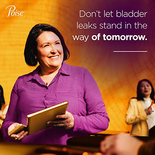 Poise Overnight Incontinence Pads for Women, Ultimate Absorbency, 72 Count (2...