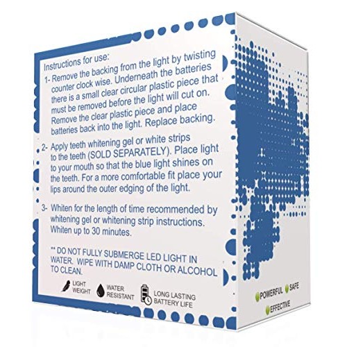 Professional Single LED Light speeds up The Teeth whitening Process. Comes wi...