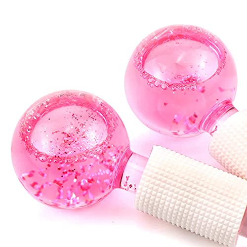Poleview Face Massager, Ice Globes for Facials, 2PCS Cooling Globe for Face N...