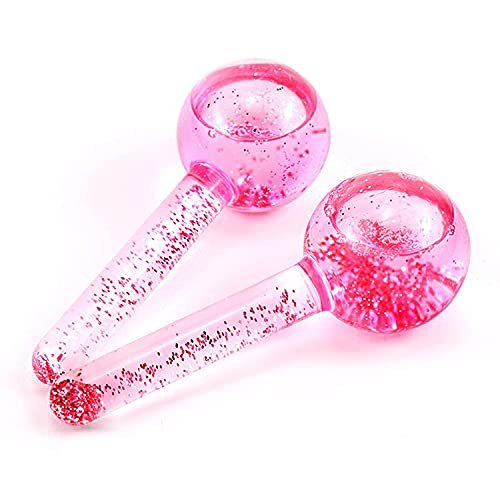 Poleview Face Massager, Ice Globes for Facials, 2PCS Cooling Globe for Face N...
